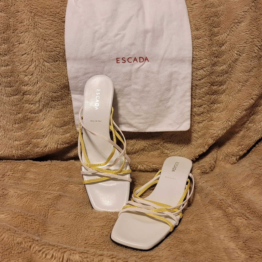 Escada Sandals w/dustbag